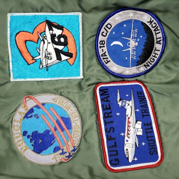 Vintage Airforce Military Patchwork Jacket - Picture 4 of 9